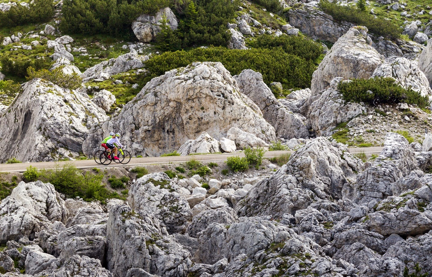 Alta Badia: a paradise for racing bikes and mountain bikes.